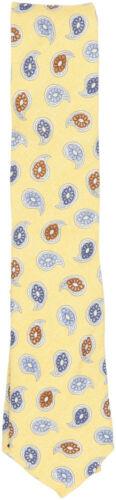 Altea Milano Men's Silk and Linen Paisley Necktie Y