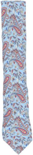 Altea Milano Men's Linen and Silk Paisley Necktie Y