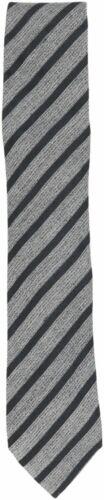 GlWh[jA Ermenegildo Zegna Men's Linen and Silk Diagonal Stripe Necktie Y