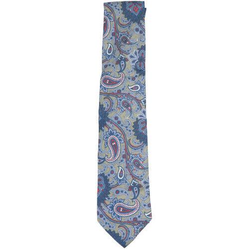 Altea Men's Blue / Green Red Paisley Necktie - One Size Y