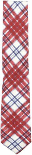 Gierremilano Men's Silk Linen and Cotton Necktie with Plaid Geom Y