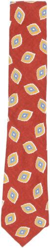 Altea Milano Men's Linen and Silk Geometric Leaf Necktie Y