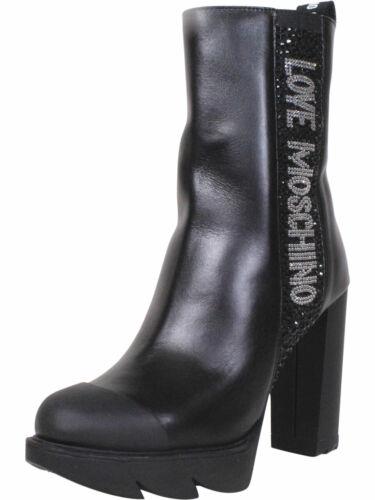 モスキーノ Love Moschino Women's Ankle Boots Rhinestones レディース