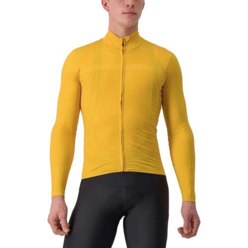 カステリ Castelli Pro Thermal Mid Long-Sleeve Jersey - Men's Goldenrod 3XL メンズ