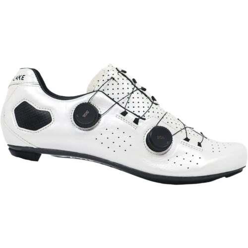 쥤 Lake CX333 Wide Cycling Shoe - Men's White/Black 46.0 