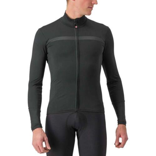 カステリ Castelli Pro Thermal Mid Long-Sleeve Jersey - Men's Light Black XXL メンズ