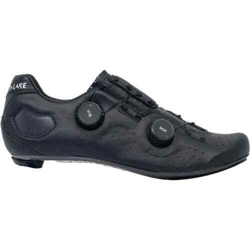 쥤 Lake CX333 Regular Cycling Shoe - Men's Black/Silver 46.5 