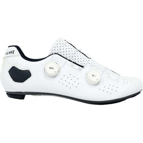 쥤 Lake CX333 Regular Cycling Shoe - Men's White/White Clarino 40.0 