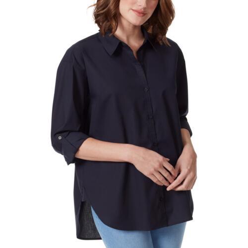 ꥢ ӥ Gloria Vanderbilt Womens Amanda Collared Top Button-Down Top Shirt ǥ