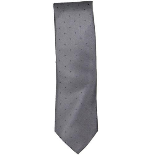 JoNC Calvin Klein Mens Gray Silk Business Formal Neck Tie O/S Y