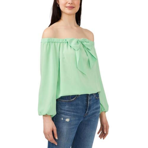 Riley &Rae Womens Maybelle Off The Shoulder Bow Blouse Shirt Juniors ǥ