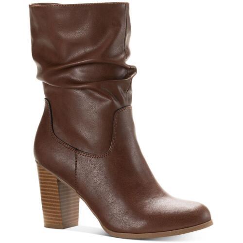 Style &Co. Womens Saraa Slouch Faux Leather Mid-Calf Boots Shoes ǥ