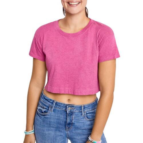 ץǥå Splendid Womens Kiki Pink Heathered Short Tee Crop Top Shirt Juniors M ǥ