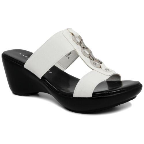 JXRbg Karen Scott Womens Pimaa Slip On Wedge Casual Wedge Sandals Shoes fB[X