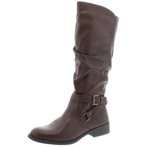 ホワイトマウンテン White Mountain Womens Liona Brown Knee-High Boots Shoes 5 Medium (B M) レディース