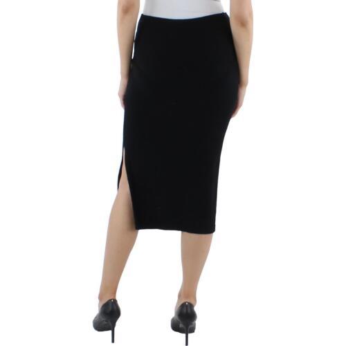 [V[ Lucy Paris Womens Willis Black Tie Front Long Dressy Maxi Skirt S fB[X