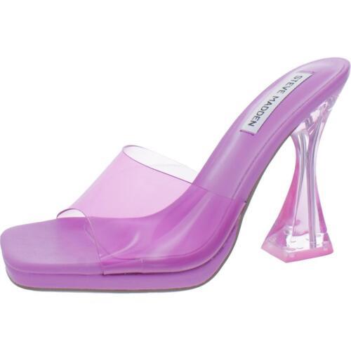 ǥ Steve Madden Womens Lipa Comfort Insole Square Toe Mule Sandals Shoes ǥ