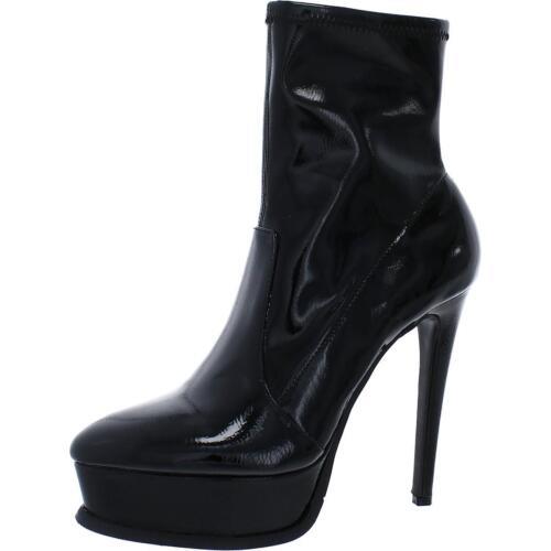 Thalia Sodi Womens Sienna Black Mid-Calf Boots Heels 8 Medium (B M) レディース