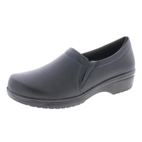 イージーストリート Easy Works by Easy Street Womens Tiffany Black Clogs 7 Medium (B M) レディース