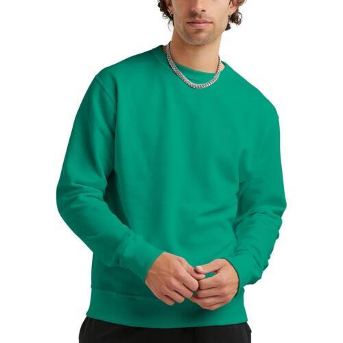 Campion Mens Ribbed Trim Fitness Workout Sweatshirt Athletic 