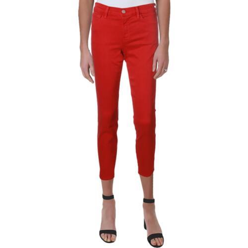 ジェイブランド J Brand Womens Red Cropped Low Rise Every Day Colored Skinny Jeans 27 レディース