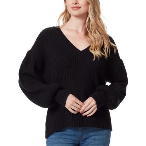 ץ Jessica Simpson Womens Knit Long Sleeve Shirt V-Neck Sweater Top ǥ