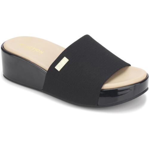 ͥ Kenneth Cole Reaction Womens Maila Stretch Logo Slide Sandals Shoes ǥ