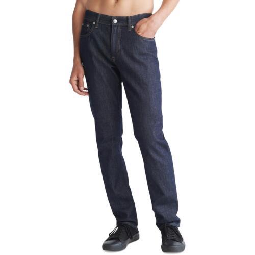 カルバンクライン Calvin Klein Jeans Mens Stretch Straight Denim Slim Jeans メンズ