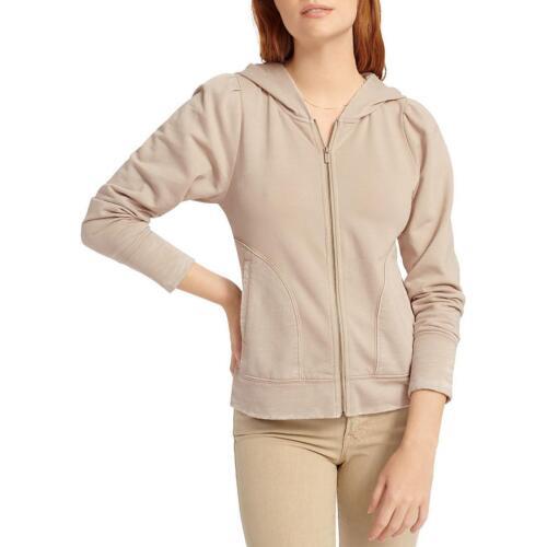 スプレンディッド Splendid Womens Josephine Beige Front Zip Hooded Sweatshirt Shirt XL レディース
