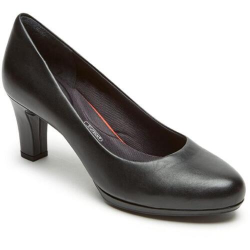 ロックポート ロックポート Rockport Womens Total Motion Leah Leather Slip On Pumps Shoes レディース