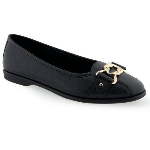 エアロソールス Aerosoles Womens Bia Leather Slip-On Dressy Loafers Shoes レディース