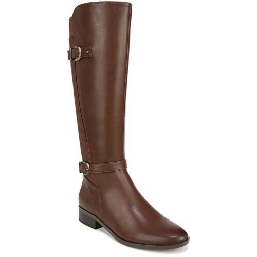 ナチュラライザー Naturalizer Womens Sahara Brown Knee-High Boots Heels 7.5 Wide (C D W) レディース