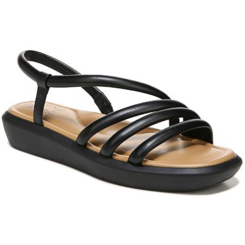 i`CU[ Naturalizer Womens Hobby Black Wedge Sandals Shoes 12 Wide (C D W) fB[X