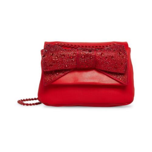 ベッツィージョンソン Betsey Johnson Womens All That Shimmers Bow Red Shoulder Handbag Medium 7036 レディース