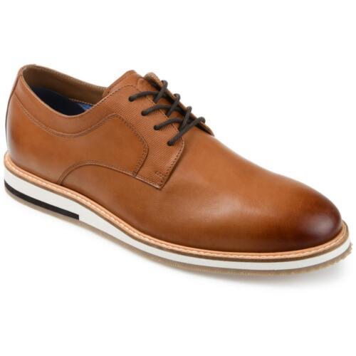 Thomas & Vine Mens Glover Tan Leather Derby Shoes Flats 9.5 Medium (D) メンズ