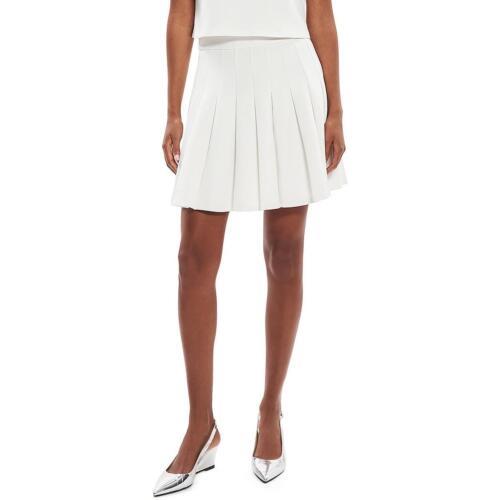 ZI[ Theory Womens A-Line Mini Solid Pleated Skirt fB[X