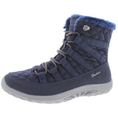 スケッチャーズ Skechers Womens Reggae Fest Moro Rock Navy Winter Boots 9.5 Medium (B M) 9778 レディース