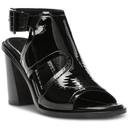 Donald J. Pliner Womens Emiko Black Strap Sandals 9.5 Medium (B M) レディース