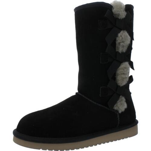 クーラブラ クーラブラ Koolaburra Womens Victoria Tall Suede Mid-Calf Casual Boots Shoes レディース