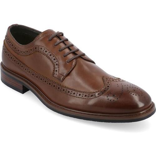Vance Co. Mens GORDY Faux Leather Lace up Pointed toe Dress Shoes 