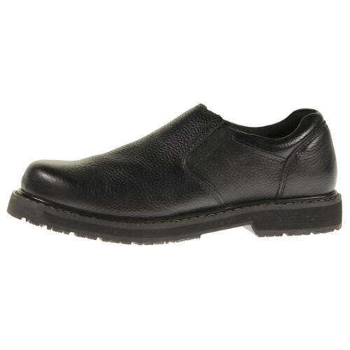 Dr. Scholl's Shoes Mens Winder II Black Work Loafers Shoes 12 Wide (E) メンズ