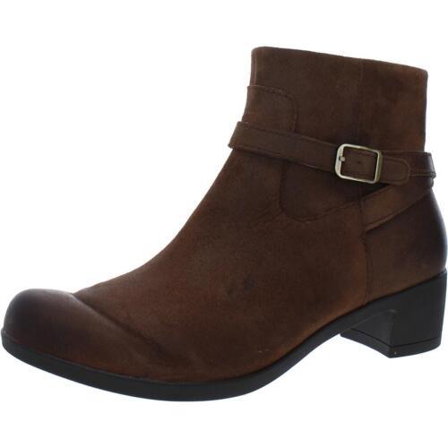 ダンスコ Dansko Womens Cagney Brown Suede Ankle Boots Shoes 40 Medium(B M) レディース