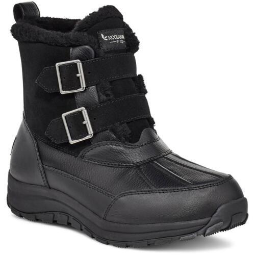 クーラブラ クーラブラ Koolaburra Womens Imree Moto Boot Black Waterproof & Weather Resistant レディース