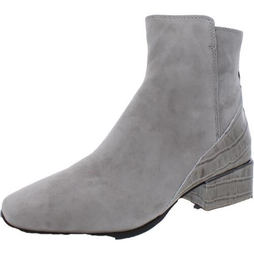 Donald J. Pliner Womens AZIA02 Gray Suede Booties Boots 7 Medium (B M) レディース