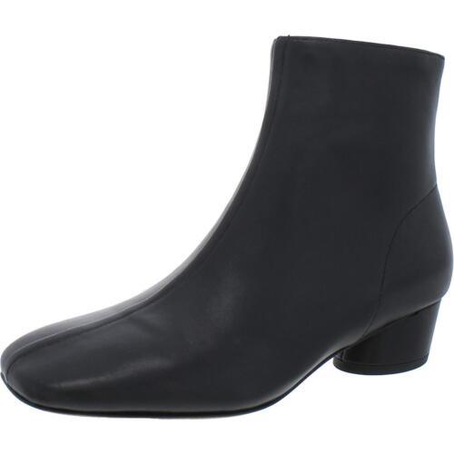 ヴィンス Vince Womens Ravenna Leather Square Toe Zip Up Ankle Boots Shoes レディース