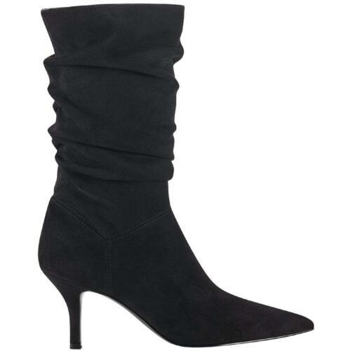 Marc Fisher Womens Manya Black Mid-Calf Boots Shoes 6 Medium (B M) ǥ