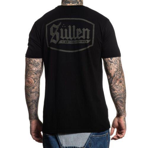 Sullen Men's Lincoln Premium Short Sleeve T Shirt Black/Black Clothing Appare... メンズ