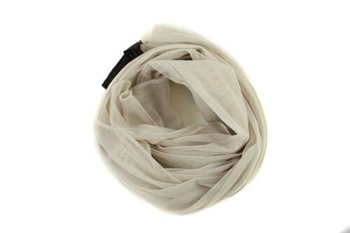 Ignite Evenings New Nude Mesh Scarf No-Size fB[X