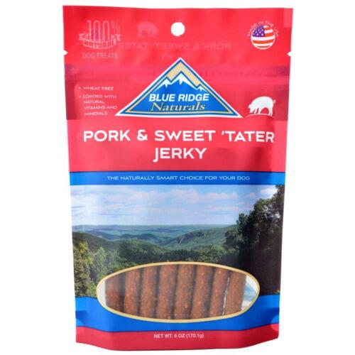 Blue Ridge Naturals Real Pork & Sweet Tater Jerky Dog Treats 6oz ˥å...