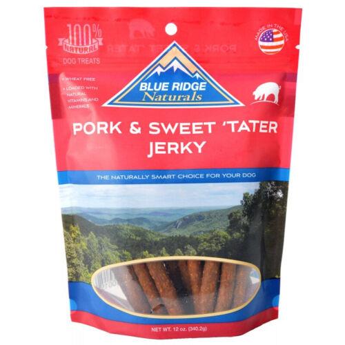 Blue Ridge Naturals Pork Sweet Potato Jerky Dog Treats 12 oz. ユニセックス
